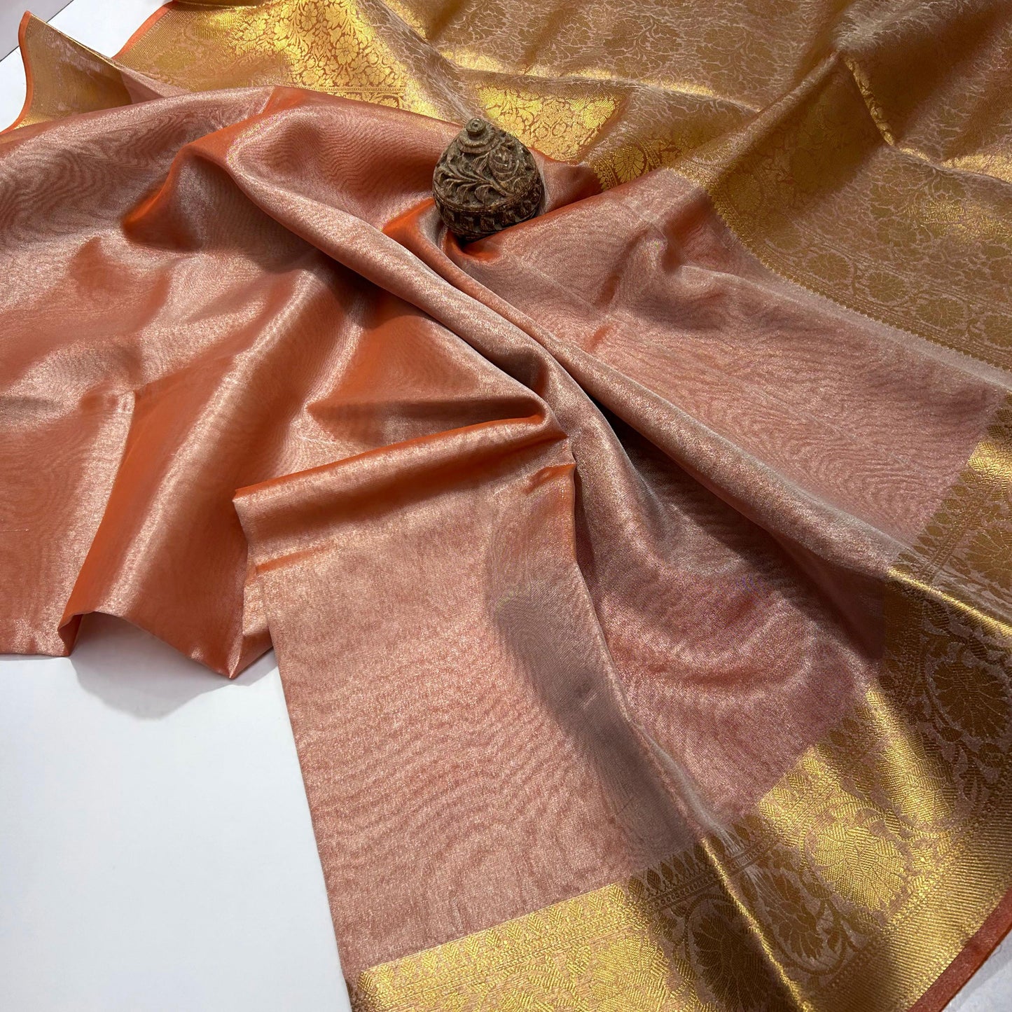 Banarasi Tissue Dyeable Silk Saree