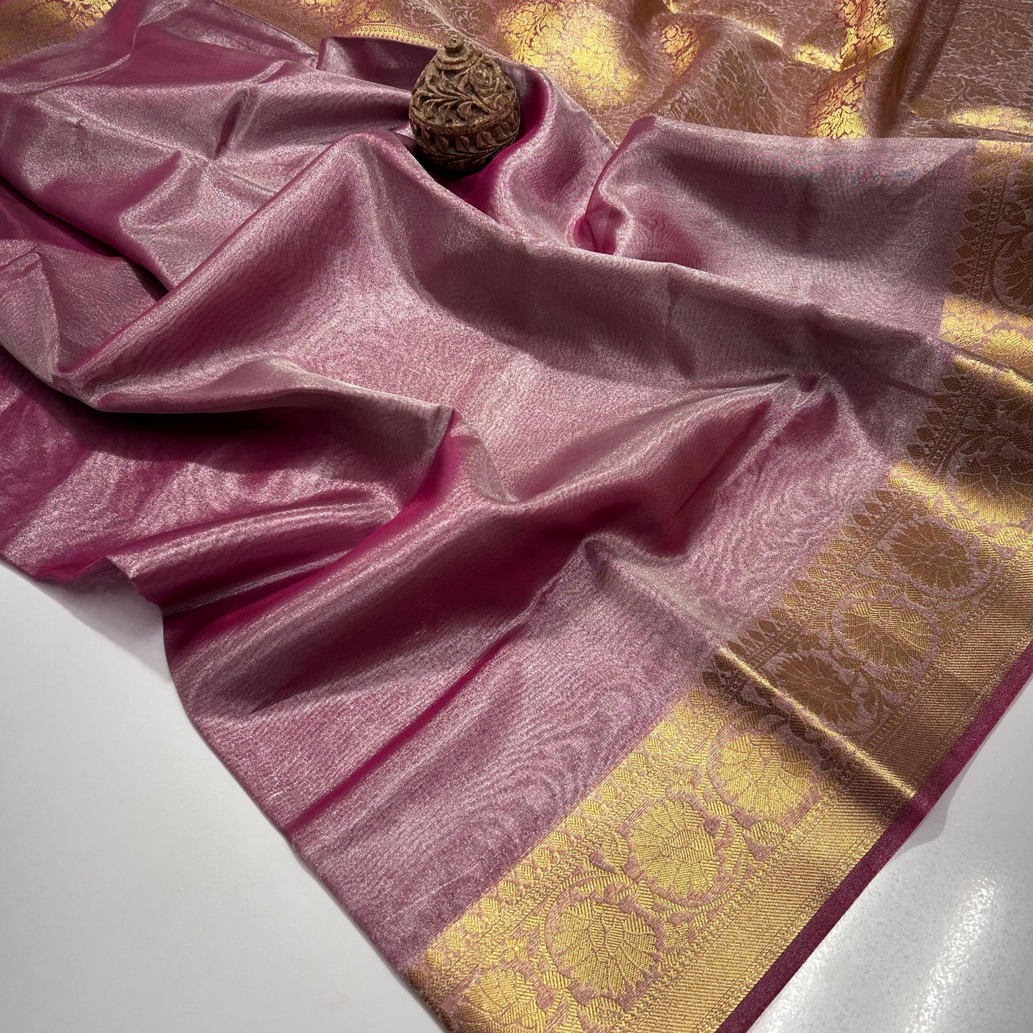 Banarasi Tissue Dyeable Silk Saree