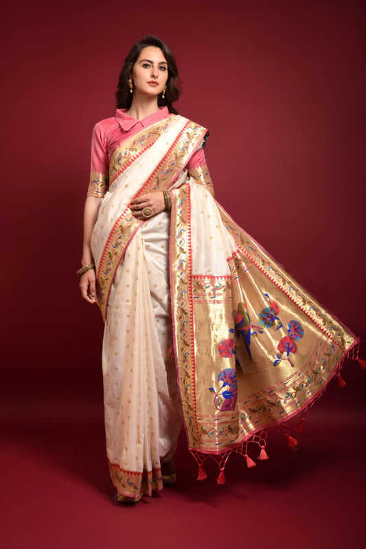 Banarasi Soft Silk Paithani Saree