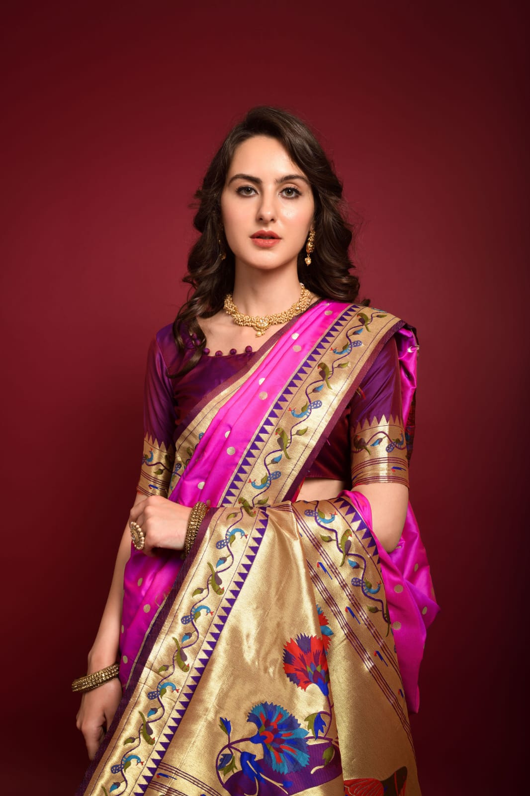 Banarasi Soft Silk Paithani Saree