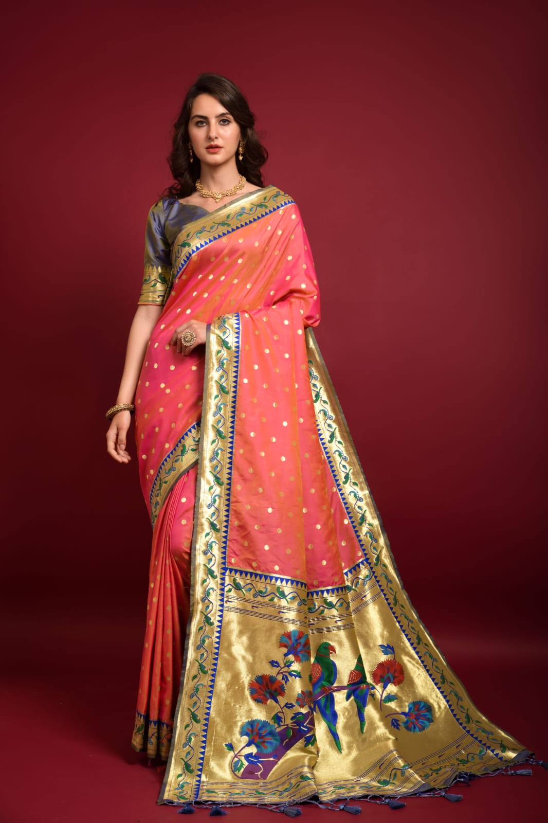 Banarasi Soft Silk Paithani Saree