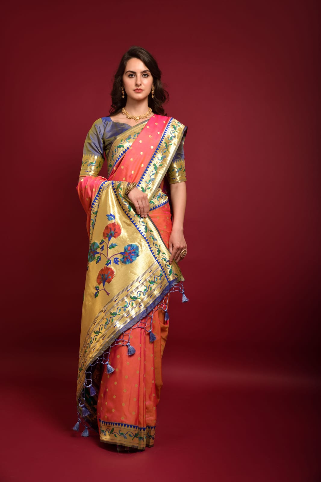 Banarasi Soft Silk Paithani Saree