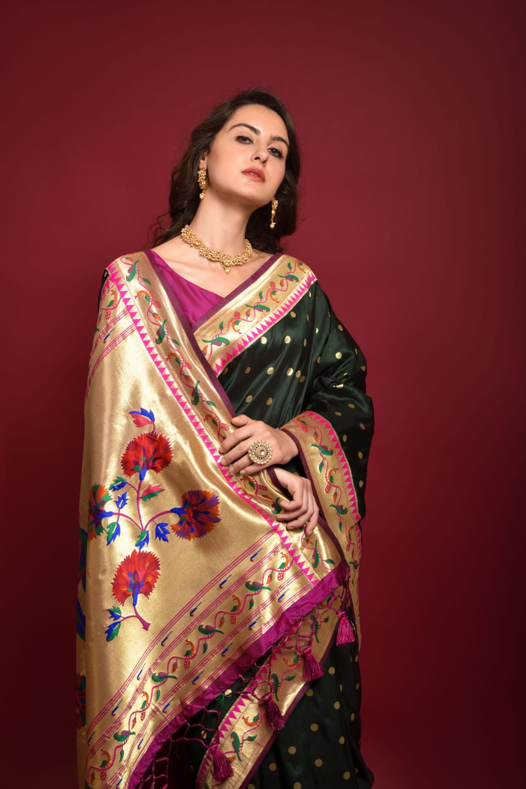 Banarasi Soft Silk Paithani Saree